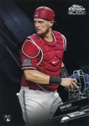 2021 Topps Chrome Black Base Set Sam Huff #59 card