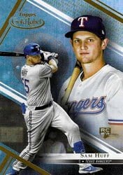 2021 Topps Gold Label Base Set Sam Huff #99 card