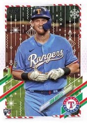 2021 Topps Holiday Base Set Sam Huff #HW53 card
