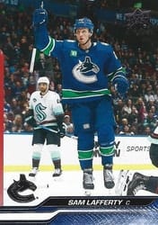 2023-24 Upper Deck Base Set Sam Lafferty #637 card