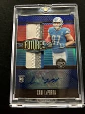 2023 Panini Legacy Futures Dual Patch Autographs Silver Sam LaPorta #FDA-13 card