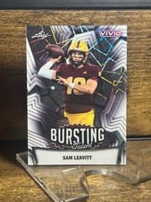 2025 Leaf Vivid Bursting With Talent Sam Leavitt #TB-55 card