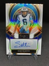 2025 Panini Select Select Signature Prizm Sam Martin #SIP-SMN card