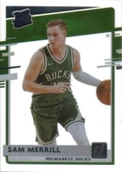 2020-21 Clearly Donruss Base Set Sam Merrill #63 card