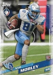 2019 Topps AAF Base Set Sam Mobley #2 card