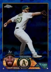 2023 Topps Chrome Sapphire Edition Base Set Sam Moll #8 card