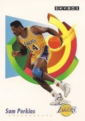 1991-92 SkyBox Base Set Sam Perkins #138 card