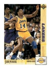 1991-92 Upper Deck Base Set Sam Perkins #144 card