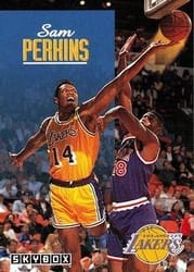 1992-93 SkyBox Base Set Sam Perkins #117 card
