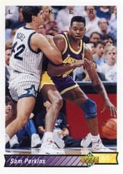 1992-93 Upper Deck Base Set Sam Perkins #160 card