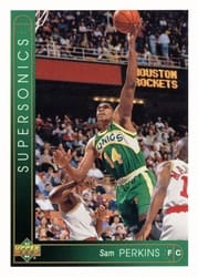 1993-94 Upper Deck Base Set Sam Perkins #89 card