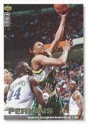 1995-96 Collector's Choice Base Set Sam Perkins #264 card