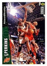 1996-97 Collector's Choice Base Set Sam Perkins #336 card