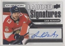 2021-22 Upper Deck Ovation Lauded Signatures Sam Reinhart #LS-SR card