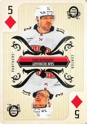 2024-25 O-Pee-Chee Playing Cards Sam Reinhart #5♦ card