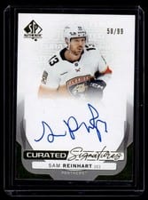 2024-25 SP Authentic Curated Signatures Sam Reinhart #SPC-SR card