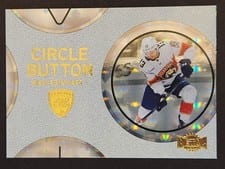 2025-26 SkyBox Metal Universe Circle Button Sam Reinhart #CB-6 card