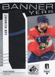 2025-26 SP Game Used 2025 Stanley Cup Finals Banner Year Relics Sam Reinhart #BYSC-SR card
