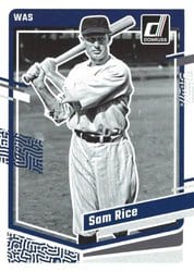 2023 Donruss Base Set Sam Rice #164 card