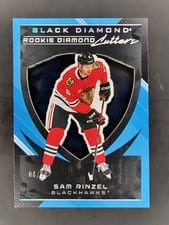 2025-26 Upper Deck Black Diamond Rookie Diamond Cutters Sam Rinzel #RDC-SR card