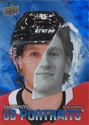 2025-26 Upper Deck UD Portraits Sam Rinzel #P-49 card