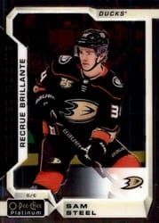 2018-19 O-Pee-Chee Platinum Base Set Sam Steel #182 card