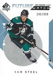 2018-19 SP Authentic Base Set Sam Steel #210 card