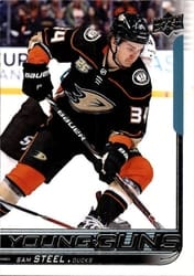 2018-19 Upper Deck Base Set Sam Steel #487 card