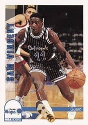 1992-93 Hoops Base Set Sam Vincent #167 card