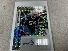 2022 Panini Mosaic Rookie Autographs Mosaic Sam Williams #RAM-SW card