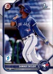 2022 Bowman 1st Edition Base Set Samad Taylor #BPPF-92 card
