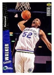 1996-97 Collector's Choice Base Set Samaki Walker #232 card
