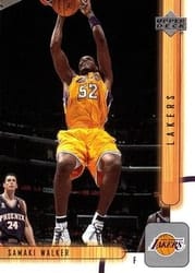 2001-02 Upper Deck Base Set Samaki Walker #300 card
