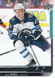 2018-19 Upper Deck Base Set Sami Niku #474 card