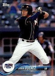 2018 Topps Pro Debut Base Set Samir Duenez #85 card