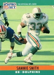 1990 Pro Set Base Set Sammie Smith #183 card