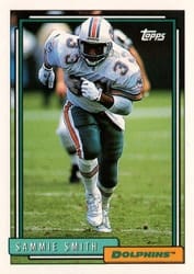1992 Topps Base Set Sammie Smith #632 card