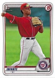 2020 Bowman Draft Base Set Sammy Infante #BD-48 card