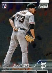 2022 Stadium Club Chrome Base Set Sammy Long #78 card