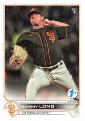 2022 Topps 1st Edition Base Set Sammy Long #308 card
