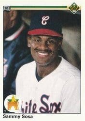 1990 Upper Deck Base Set Sammy Sosa #17 card