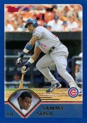 2003 Topps Base Set Sammy Sosa #50 card
