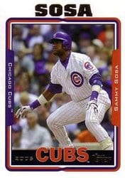 2005 Topps Base Set Sammy Sosa #10 card
