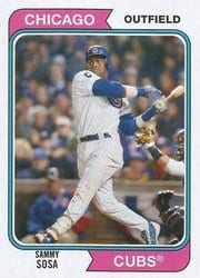 2020 Topps Archives Base Set Sammy Sosa #175 card
