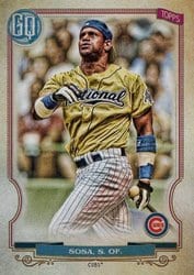 2020 Topps Gypsy Queen Base Set Sammy Sosa #312 card