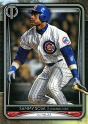 2020 Topps Tribute Base Set Sammy Sosa #56 card