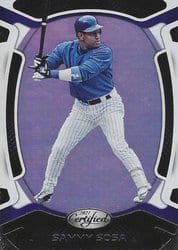 2021 Panini Chronicles Certified Sammy Sosa #19 card