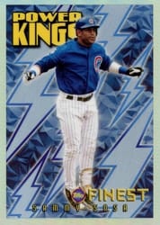 2022 Finest Flashbacks Power Kings Sammy Sosa #PK-12 card