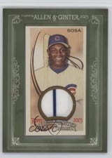 2022 Topps Allen & Ginter Framed Mini Relics Sammy Sosa #MFR-SS card