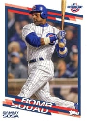 2022 Topps Opening Day Bomb Squad Sammy Sosa #BS-3 card
